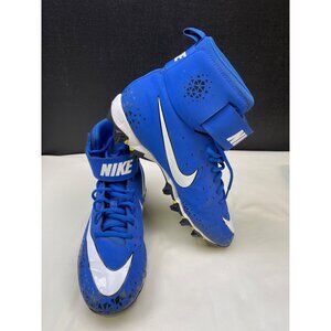 Nike Men's Bright Blue Cleats Football Shoes Size 9.5 SKU 5781